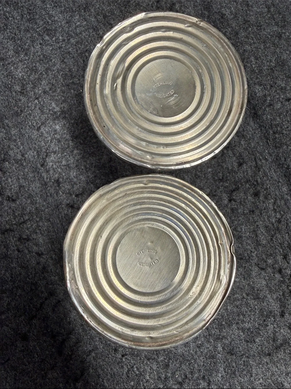 Sterling-Style Silver Candlestick Pair - Silver Home Accent